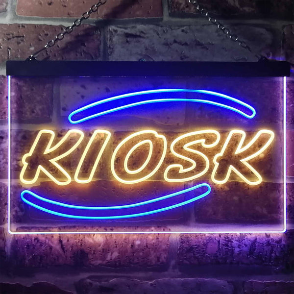 ADVPRO Kiosk Display Dual Color LED Neon Sign st6-i3246 - Blue & Yellow