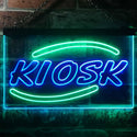 ADVPRO Kiosk Display Dual Color LED Neon Sign st6-i3246 - Green & Blue