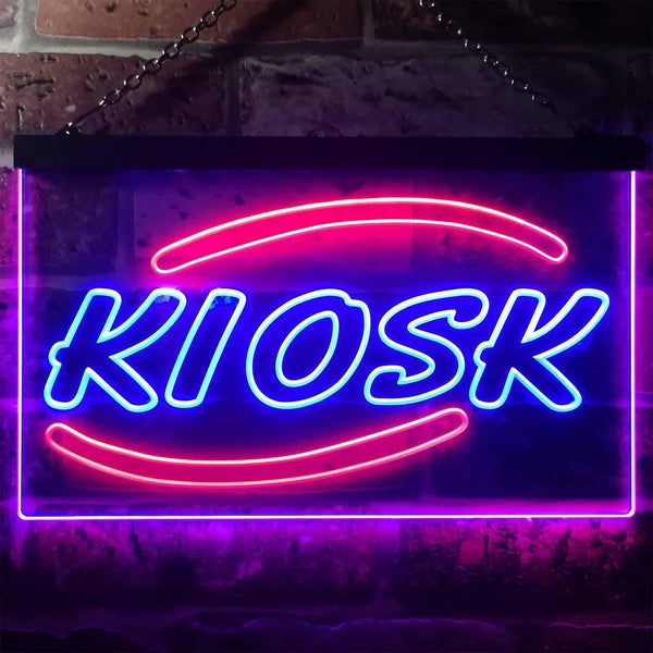 ADVPRO Kiosk Display Dual Color LED Neon Sign st6-i3246 - Red & Blue