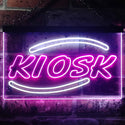 ADVPRO Kiosk Display Dual Color LED Neon Sign st6-i3246 - White & Purple