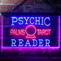 ADVPRO Psychic Palms Tarot Reader Dual Color LED Neon Sign st6-i3250 - Red & Blue