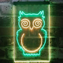ADVPRO Owl Kid Room Display  Dual Color LED Neon Sign st6-i3256 - Green & Yellow