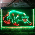 ADVPRO Panther Animal Room Display Dual Color LED Neon Sign st6-i3257 - Green & Red