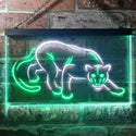 ADVPRO Panther Animal Room Display Dual Color LED Neon Sign st6-i3257 - White & Green