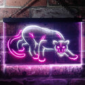 ADVPRO Panther Animal Room Display Dual Color LED Neon Sign st6-i3257 - White & Purple