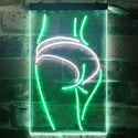 ADVPRO Panty Lady Back  Dual Color LED Neon Sign st6-i3258 - White & Green