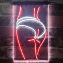ADVPRO Panty Lady Back  Dual Color LED Neon Sign st6-i3258 - White & Red