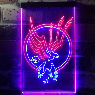 ADVPRO Phoenix Display  Dual Color LED Neon Sign st6-i3259 - Blue & Red