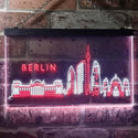 ADVPRO Berlin City Skyline Silhouette Dual Color LED Neon Sign st6-i3273 - White & Red