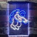 ADVPRO Astronaut Spaceman Outer Space Beer  Dual Color LED Neon Sign st6-i3288 - White & Blue