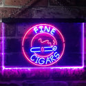 ADVPRO Fine Cigars VIP Room Dual Color LED Neon Sign st6-i3292 - Red & Blue