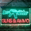 ADVPRO Guns Ammo Shop Dual Color LED Neon Sign st6-i3294 - Green & Red