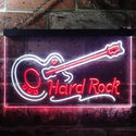 ADVPRO Guitar Hard Rock Music Dual Color LED Neon Sign st6-i3295 - White & Red