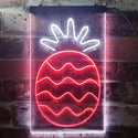 ADVPRO Pineapple Fruit Store  Dual Color LED Neon Sign st6-i3296 - White & Red