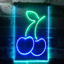 ADVPRO Cherry Fruit Store  Dual Color LED Neon Sign st6-i3297 - Green & Blue
