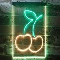 ADVPRO Cherry Fruit Store  Dual Color LED Neon Sign st6-i3297 - Green & Yellow