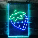 ADVPRO Strawberry Fruit Store  Dual Color LED Neon Sign st6-i3298 - Green & Blue