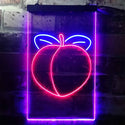 ADVPRO Peach Fruit Store  Dual Color LED Neon Sign st6-i3300 - Blue & Red