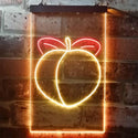 ADVPRO Peach Fruit Store  Dual Color LED Neon Sign st6-i3300 - Red & Yellow
