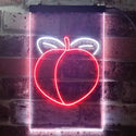 ADVPRO Peach Fruit Store  Dual Color LED Neon Sign st6-i3300 - White & Red