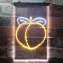 ADVPRO Peach Fruit Store  Dual Color LED Neon Sign st6-i3300 - White & Yellow