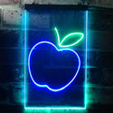 ADVPRO Apple Fruit Store  Dual Color LED Neon Sign st6-i3301 - Green & Blue