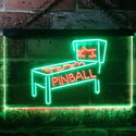 ADVPRO Pinball Game Room Dual Color LED Neon Sign st6-i3306 - Green & Red