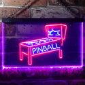 ADVPRO Pinball Game Room Dual Color LED Neon Sign st6-i3306 - Red & Blue