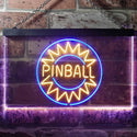 ADVPRO Pinball Kid Room Garage Dual Color LED Neon Sign st6-i3307 - Blue & Yellow