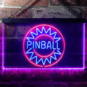 ADVPRO Pinball Kid Room Garage Dual Color LED Neon Sign st6-i3307 - Red & Blue