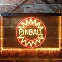 ADVPRO Pinball Kid Room Garage Dual Color LED Neon Sign st6-i3307 - Red & Yellow