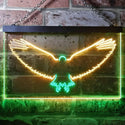 ADVPRO Eagle Animals Home Room Decor Dual Color LED Neon Sign st6-i3309 - Green & Yellow