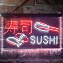 ADVPRO Sushi Shop Japan Food Dual Color LED Neon Sign st6-i3310 - White & Red