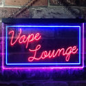 ADVPRO Vape Lounge Man Cave Room Dual Color LED Neon Sign st6-i3312 - Blue & Red