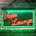 ADVPRO Vape Lounge Man Cave Room Dual Color LED Neon Sign st6-i3312 - Green & Red