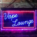 ADVPRO Vape Lounge Man Cave Room Dual Color LED Neon Sign st6-i3312 - Red & Blue