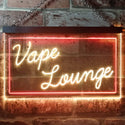ADVPRO Vape Lounge Man Cave Room Dual Color LED Neon Sign st6-i3312 - Red & Yellow