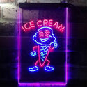 ADVPRO Ice Cream Cartoon  Dual Color LED Neon Sign st6-i3330 - Blue & Red