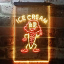 ADVPRO Ice Cream Cartoon  Dual Color LED Neon Sign st6-i3330 - Red & Yellow