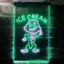 ADVPRO Ice Cream Cartoon  Dual Color LED Neon Sign st6-i3330 - White & Green
