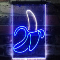 ADVPRO Banana Fruit Shop  Dual Color LED Neon Sign st6-i3337 - White & Blue