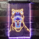 ADVPRO Dinosaur Animal Man Cave  Dual Color LED Neon Sign st6-i3357 - Blue & Yellow