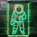 ADVPRO Astronaut for Kid Bedroom  Dual Color LED Neon Sign st6-i3359 - Green & Red