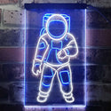 ADVPRO Astronaut for Kid Bedroom  Dual Color LED Neon Sign st6-i3359 - White & Blue