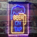 ADVPRO Beer on Tap Mug Bar  Dual Color LED Neon Sign st6-i3360 - Blue & Yellow