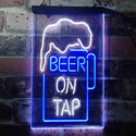 ADVPRO Beer on Tap Mug Bar  Dual Color LED Neon Sign st6-i3360 - White & Blue