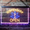 ADVPRO Dispensary Open Shop Dual Color LED Neon Sign st6-i3374 - Blue & Yellow