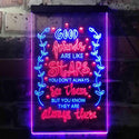 ADVPRO Good Friends Like Stars Always There Room  Dual Color LED Neon Sign st6-i3418 - Blue & Red