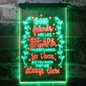 ADVPRO Good Friends Like Stars Always There Room  Dual Color LED Neon Sign st6-i3418 - Green & Red