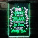 ADVPRO Good Friends Like Stars Always There Room  Dual Color LED Neon Sign st6-i3418 - White & Green